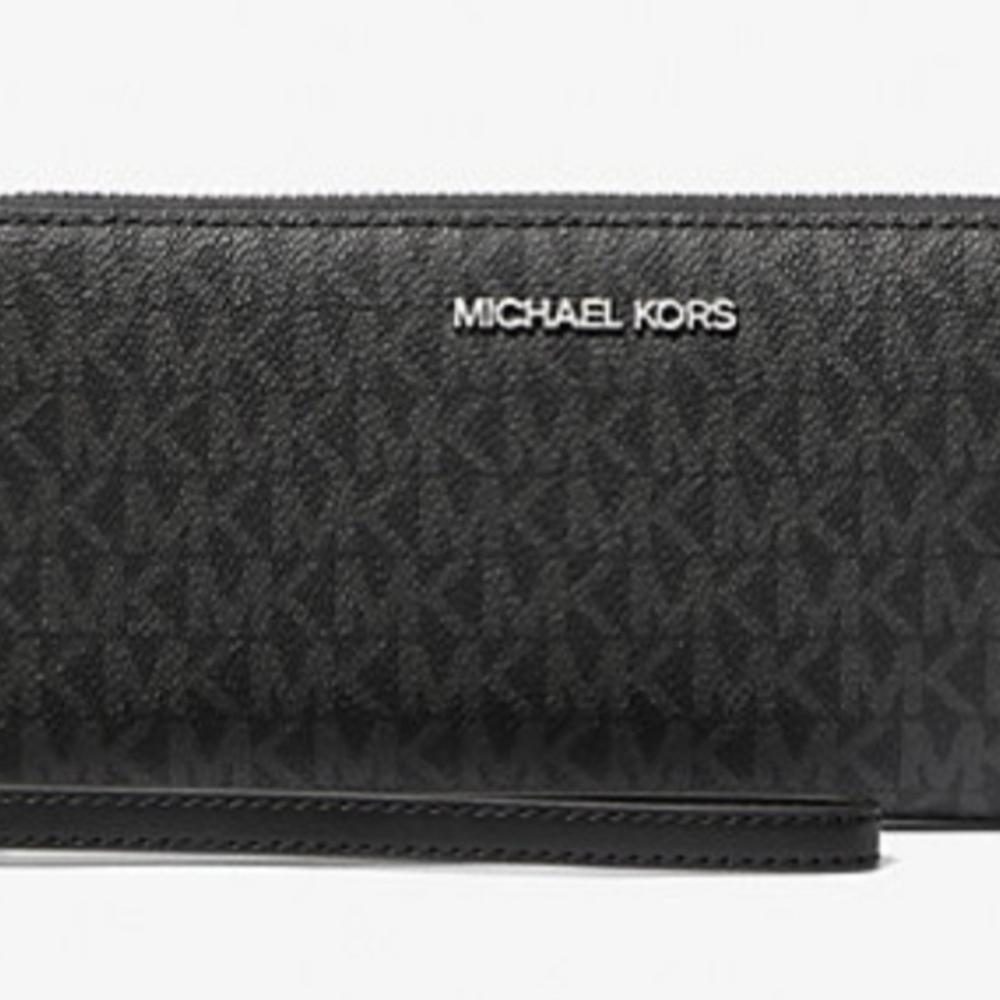 Michael Kors Black Monogram Wallet